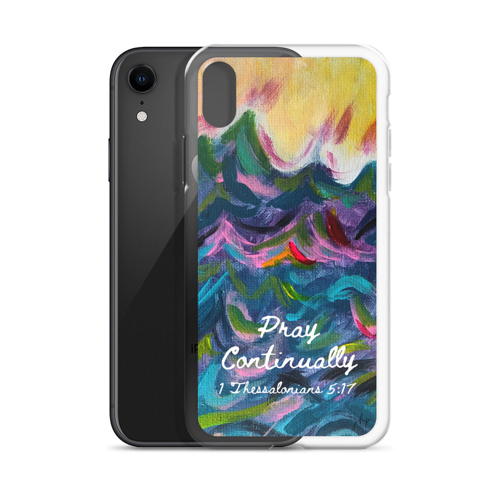 Pray Continually iPhone Case