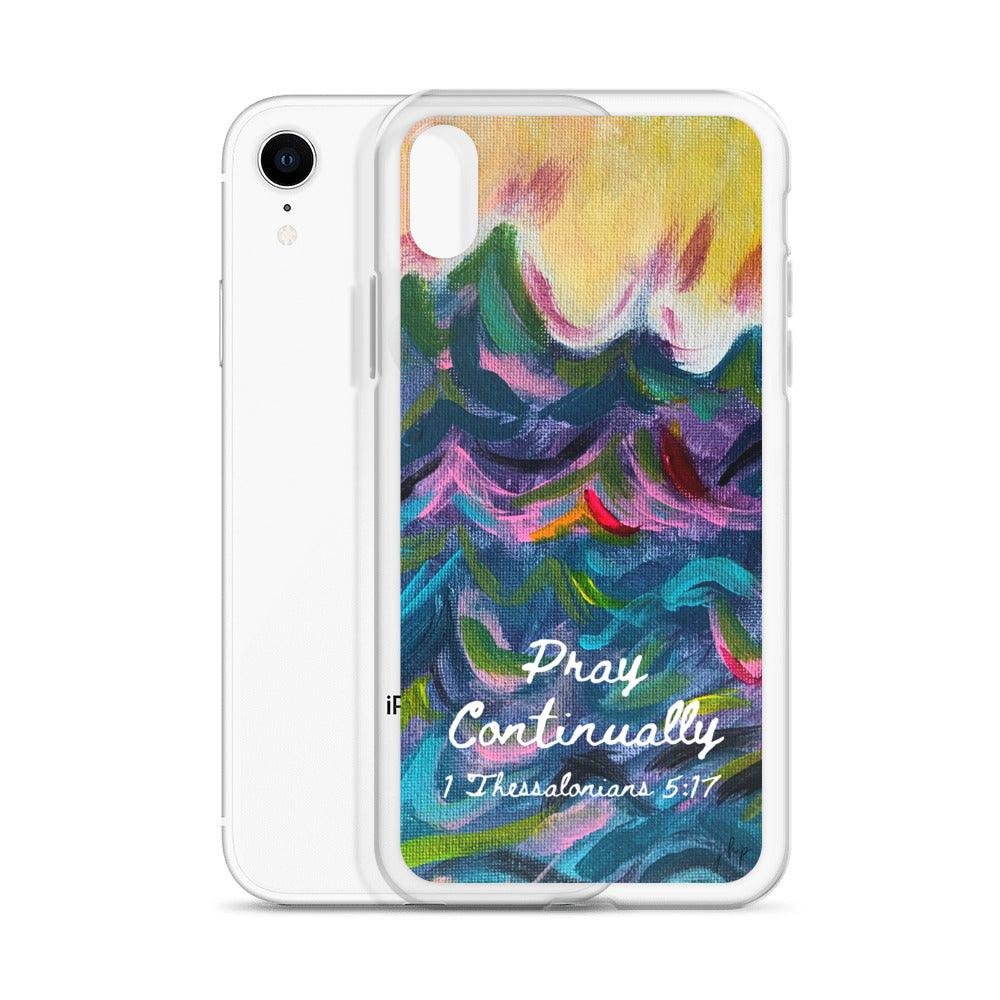 Pray Continually iPhone Case