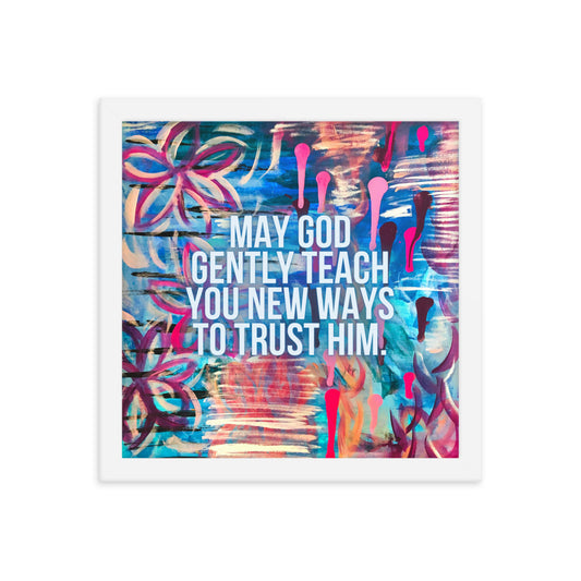 Healing Tears Framed Print 12x12"