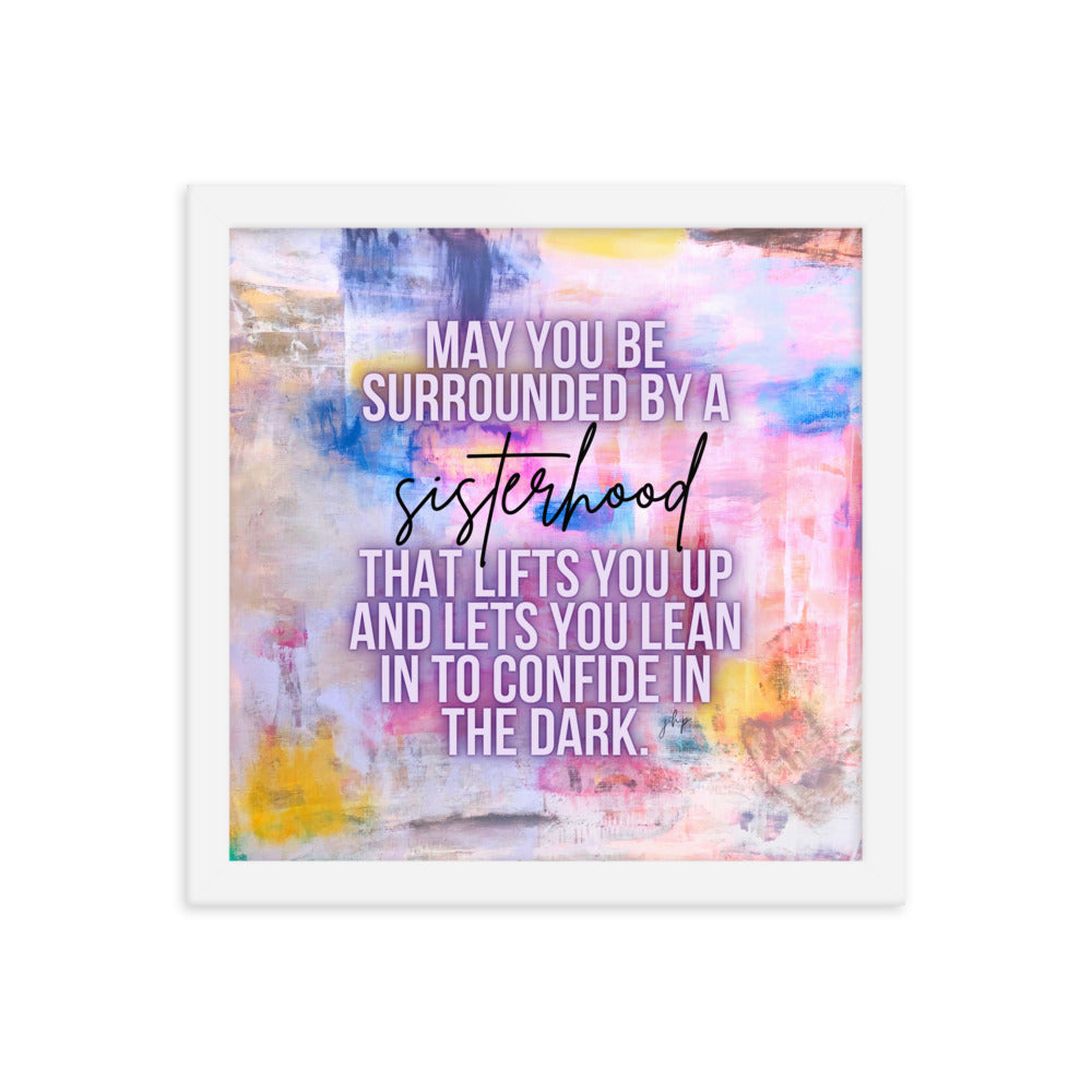 The Sisterhood Framed Print 12x12"