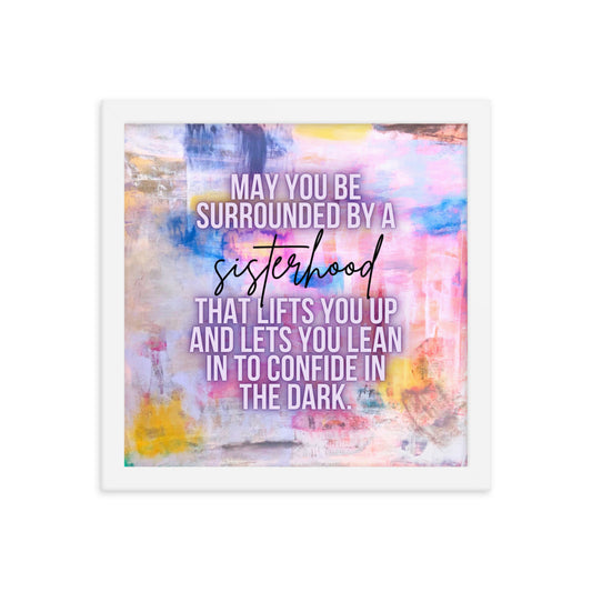 The Sisterhood Framed Print 12x12"
