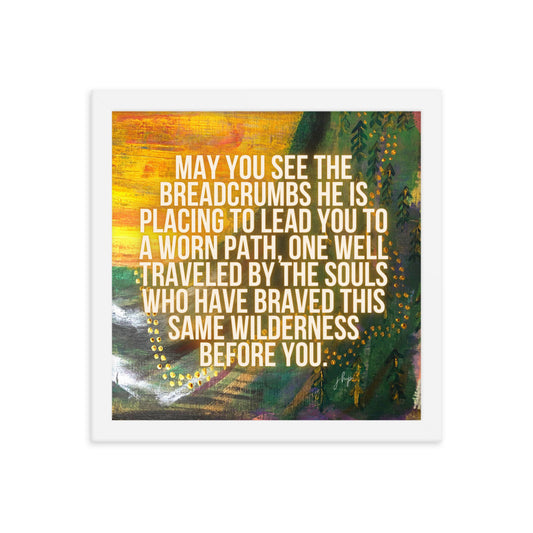 In the Wilderness Framed Print 12x12"