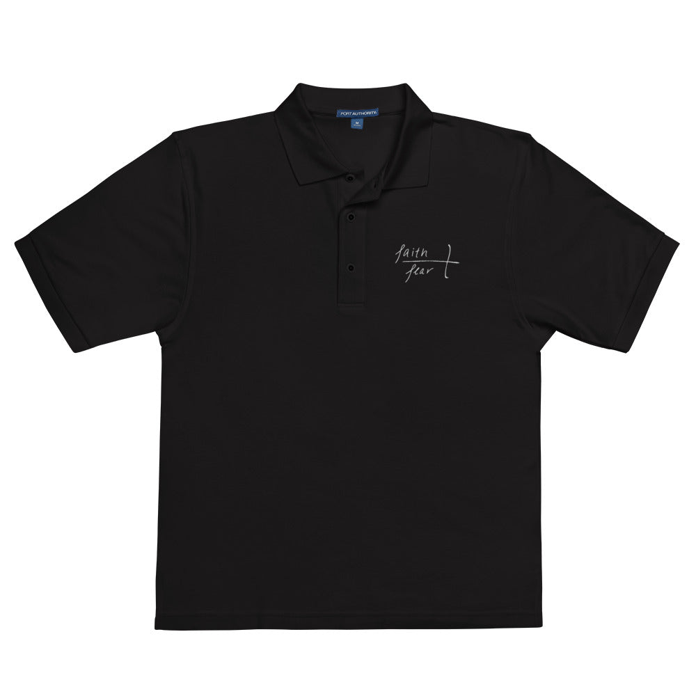 Faith Over Fear Men's Premium Polo