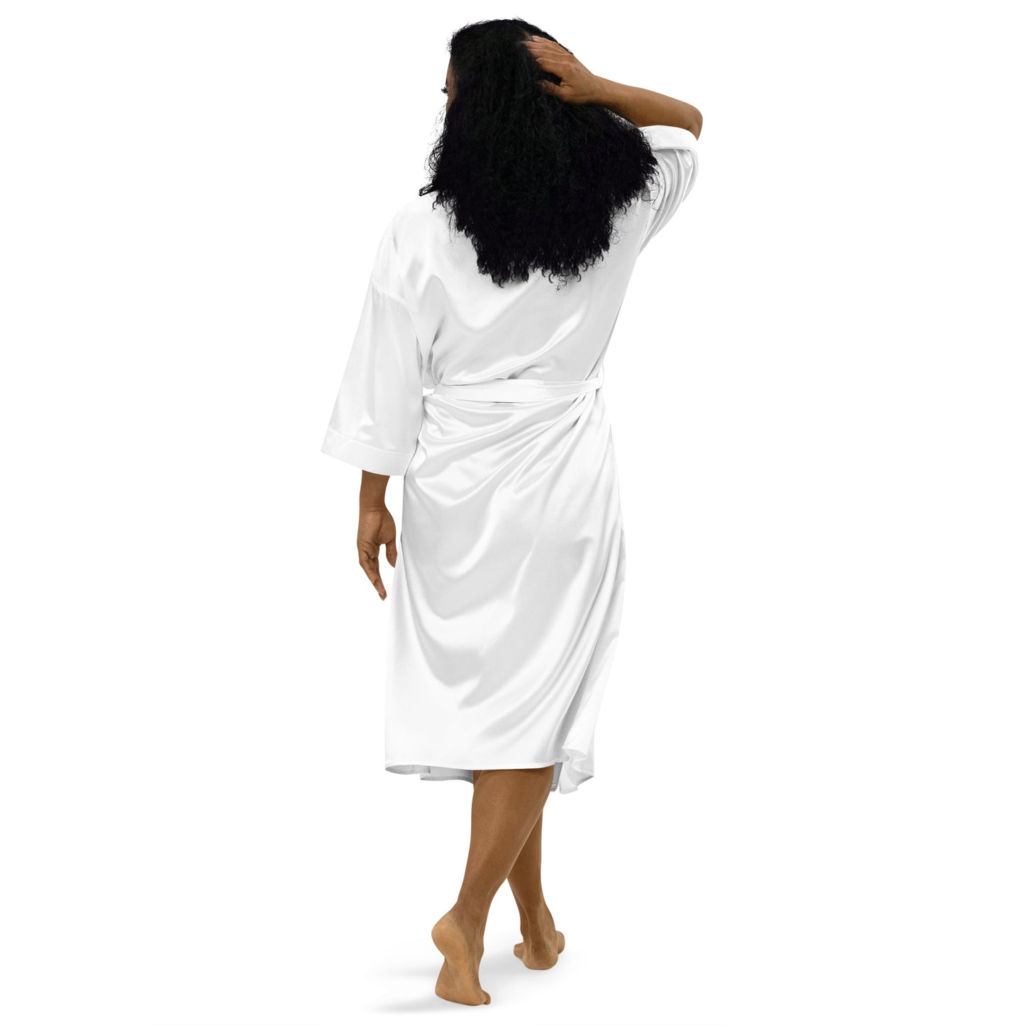 Faith Over Fear Satin robe