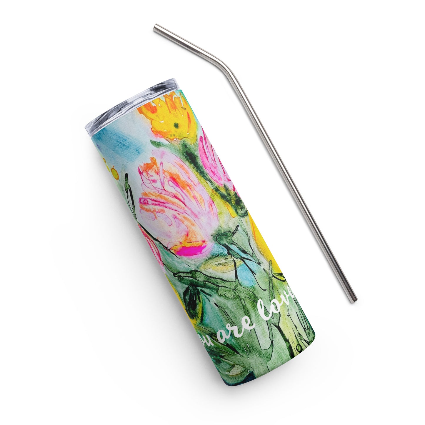 Lovely Stainless steel tumbler