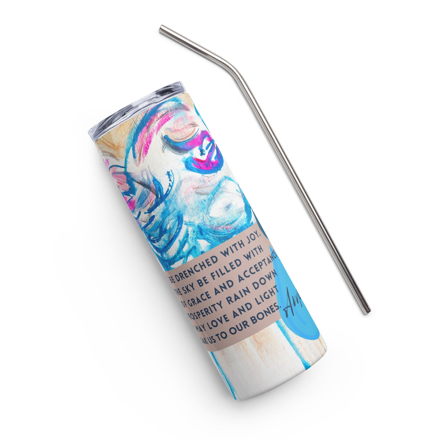 Drenched Stainless steel tumbler