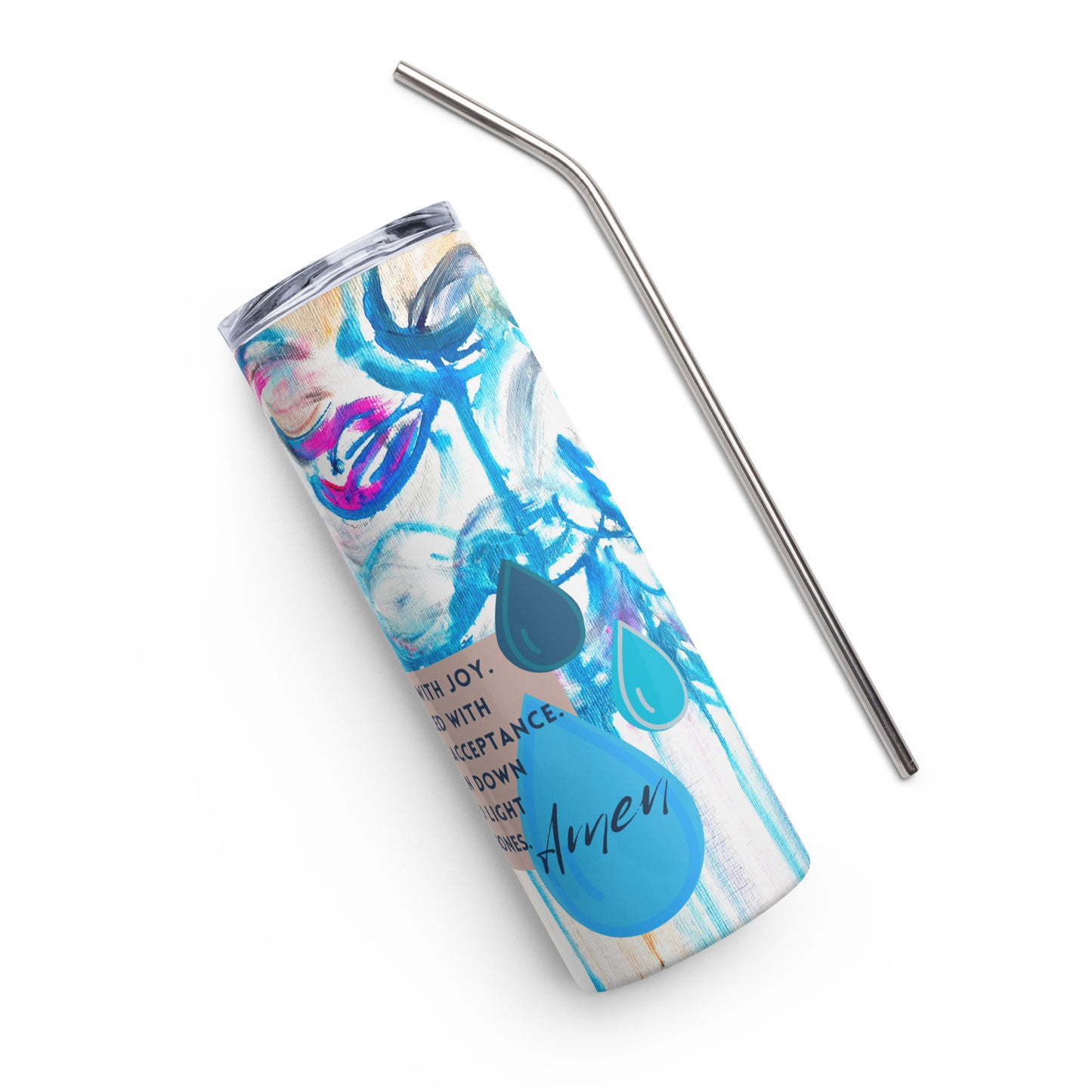 Drenched Stainless steel tumbler