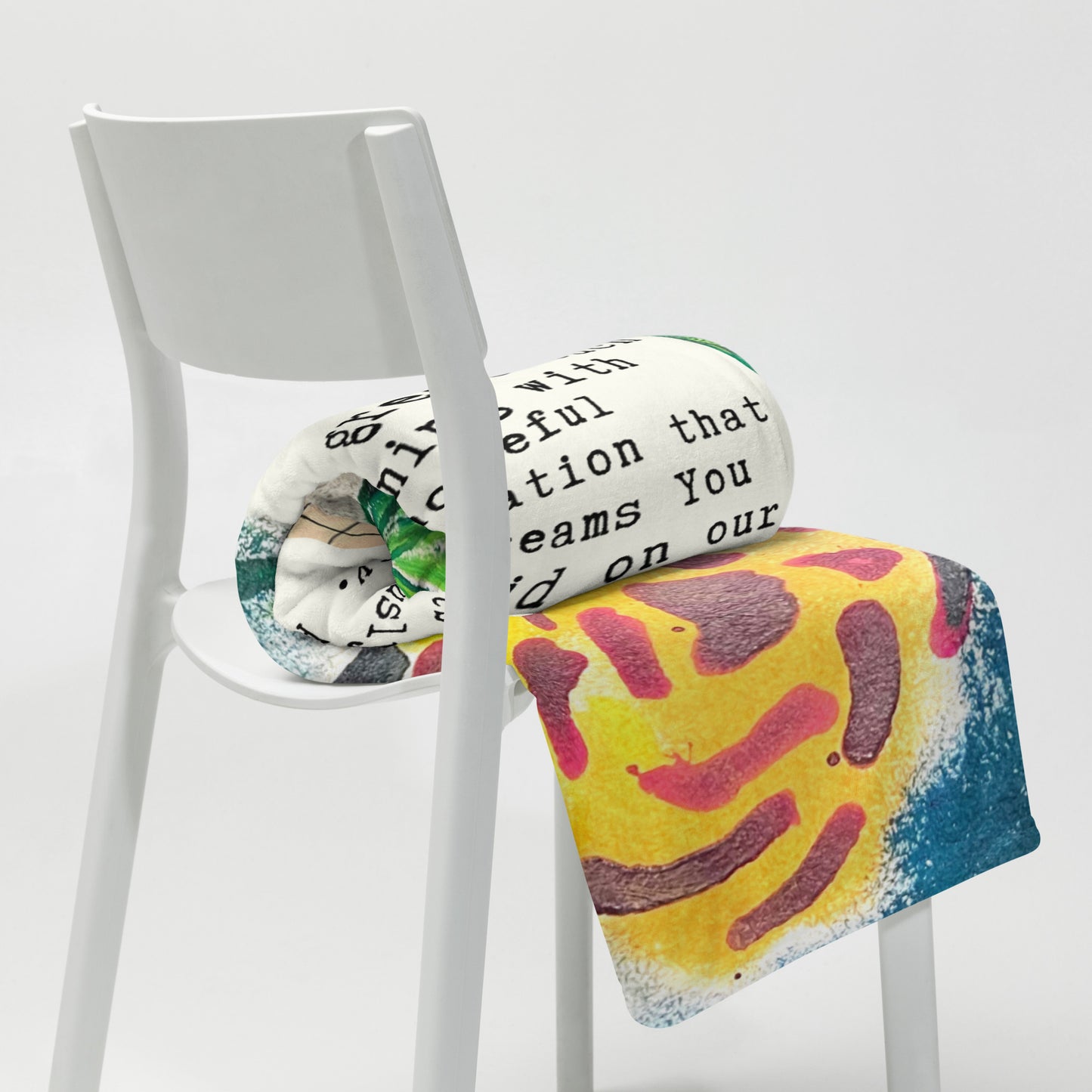 Morning Glory Throw Blanket