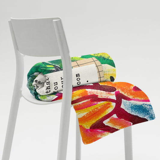 Morning Glory Throw Blanket