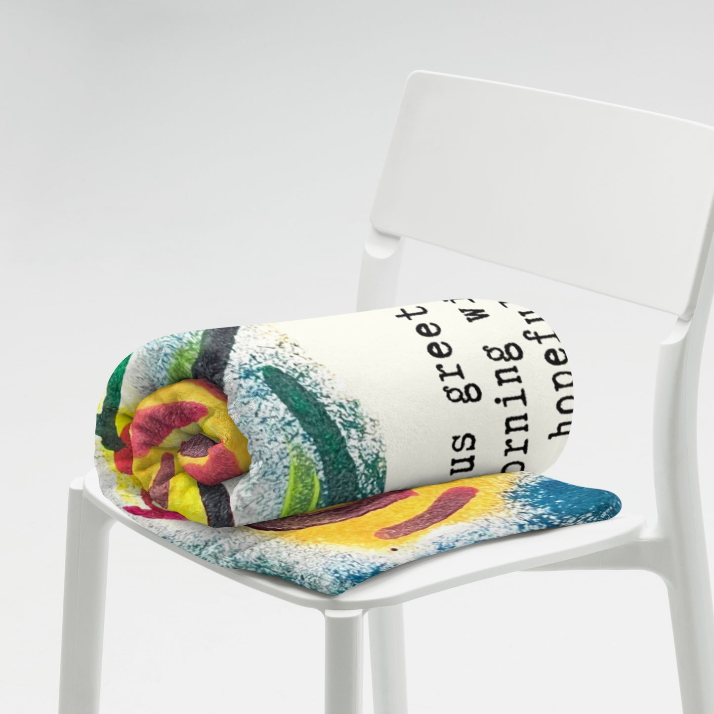 Morning Glory Throw Blanket