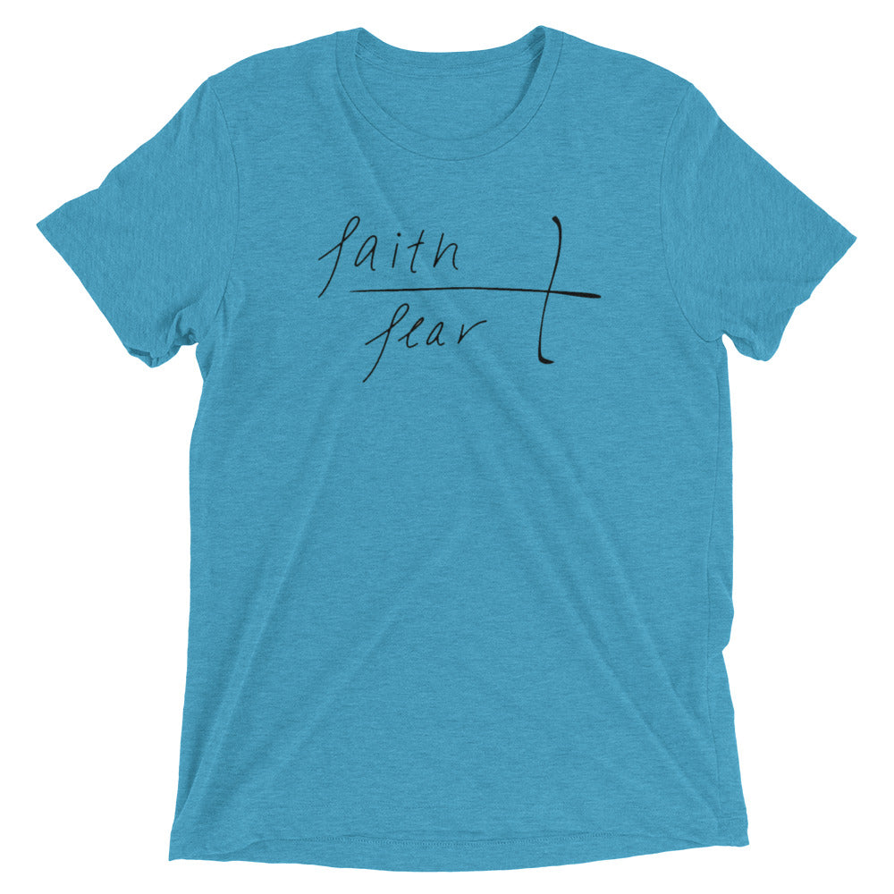 Faith Over Fear Short sleeve t-shirt