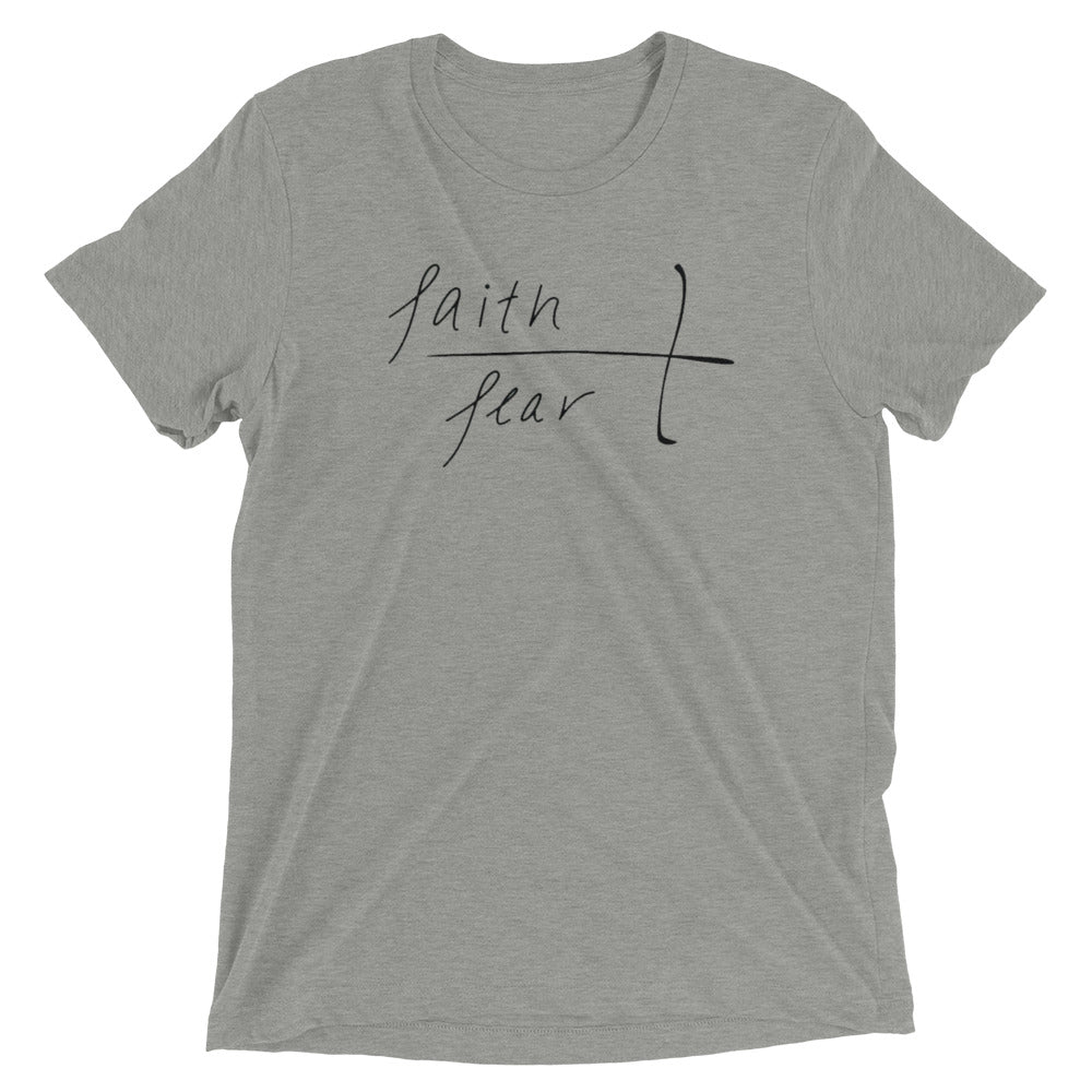 Faith Over Fear Short sleeve t-shirt