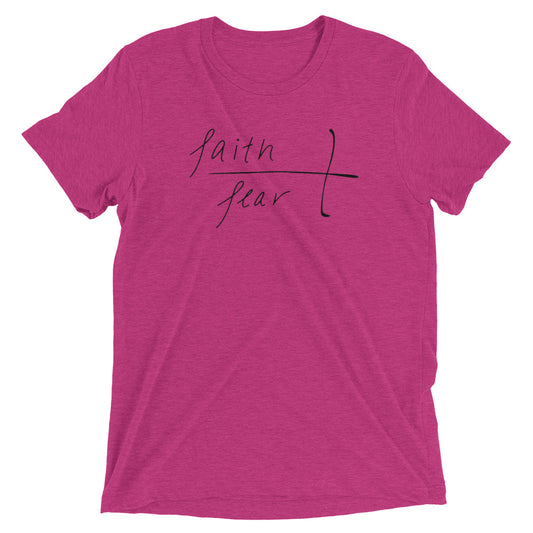 Faith Over Fear Short sleeve t-shirt