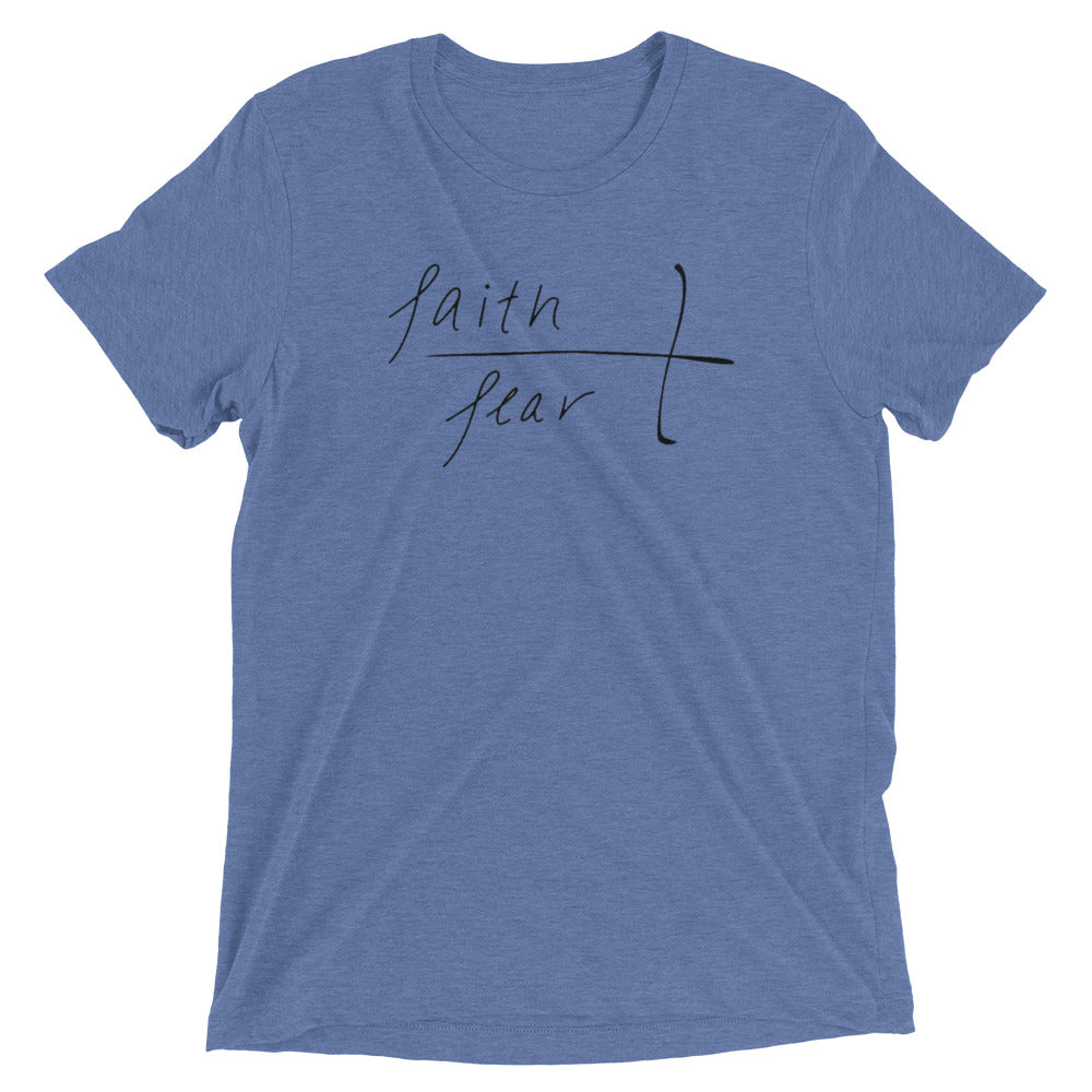 Faith Over Fear Short sleeve t-shirt