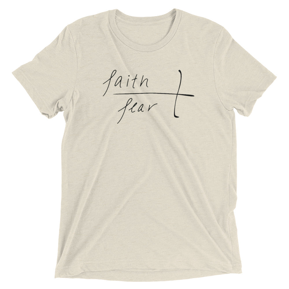 Faith Over Fear Short sleeve t-shirt