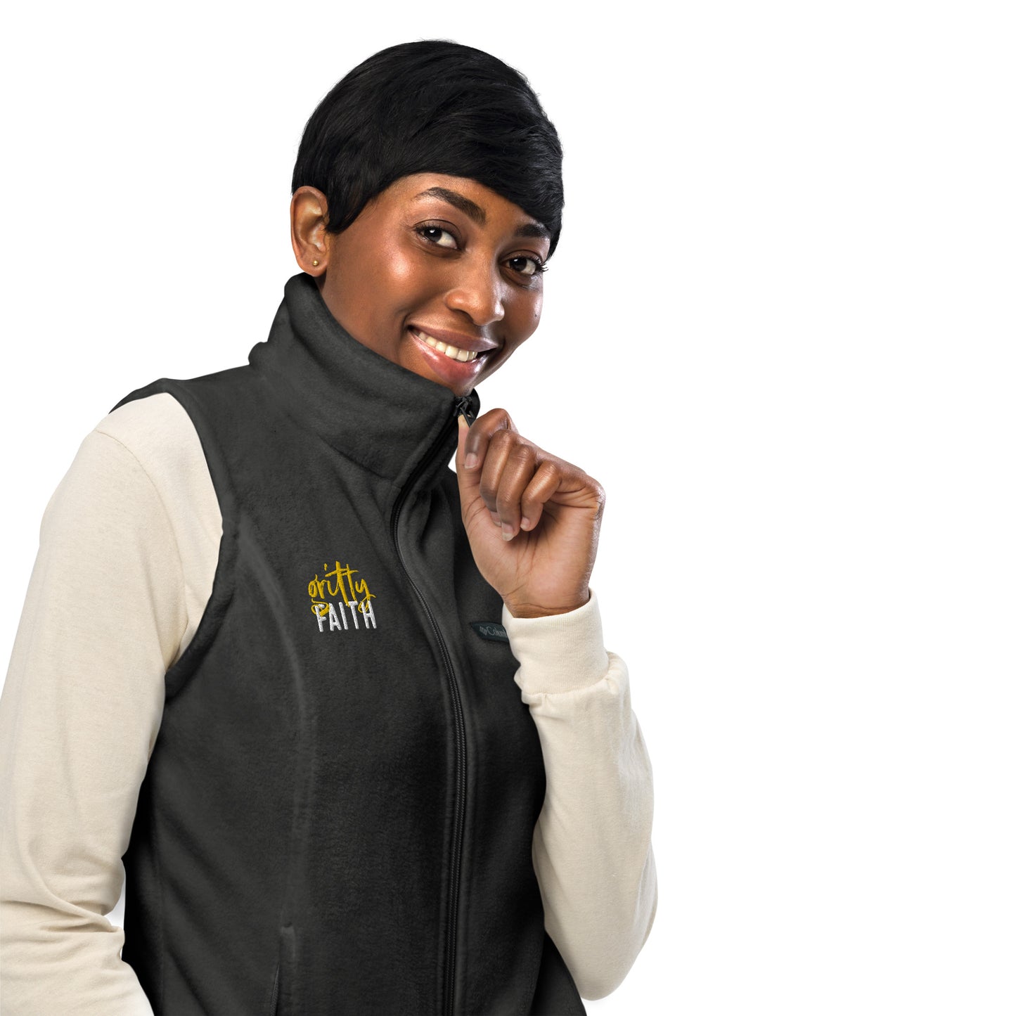 Gritty Faith Women’s Columbia fleece vest