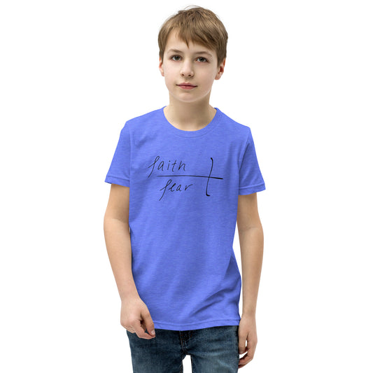 Faith Over Fear Youth Short Sleeve T-Shirt