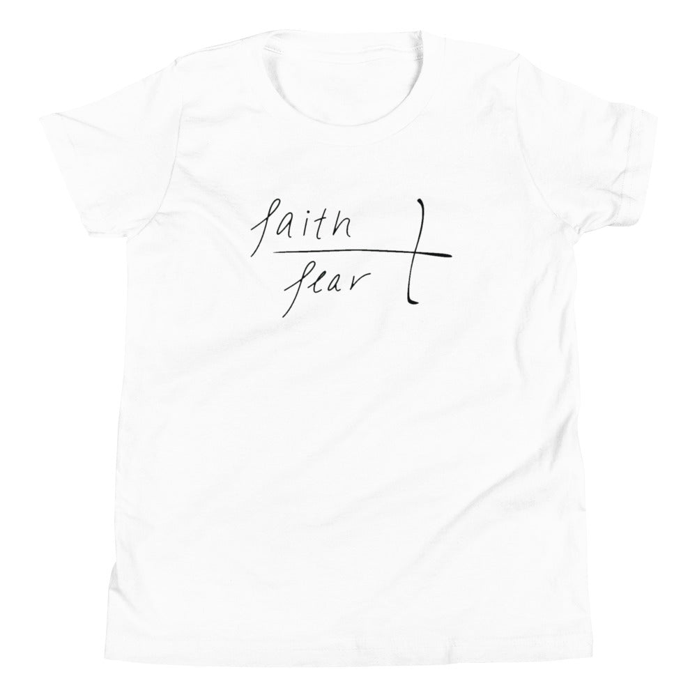 Faith Over Fear Youth Short Sleeve T-Shirt
