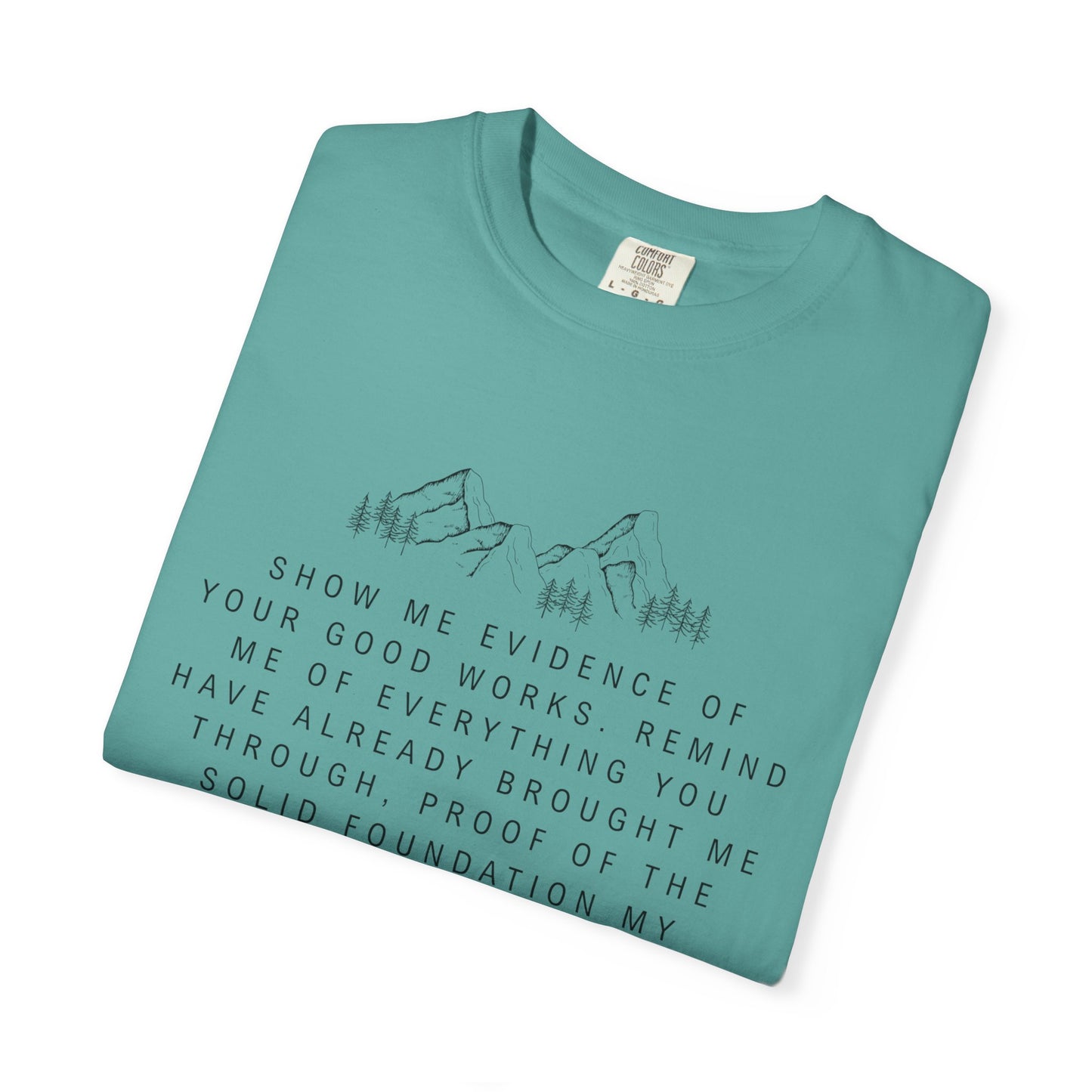 Faith Script T-Shirt — "Layers of Hope" Inspirational Christian Tee