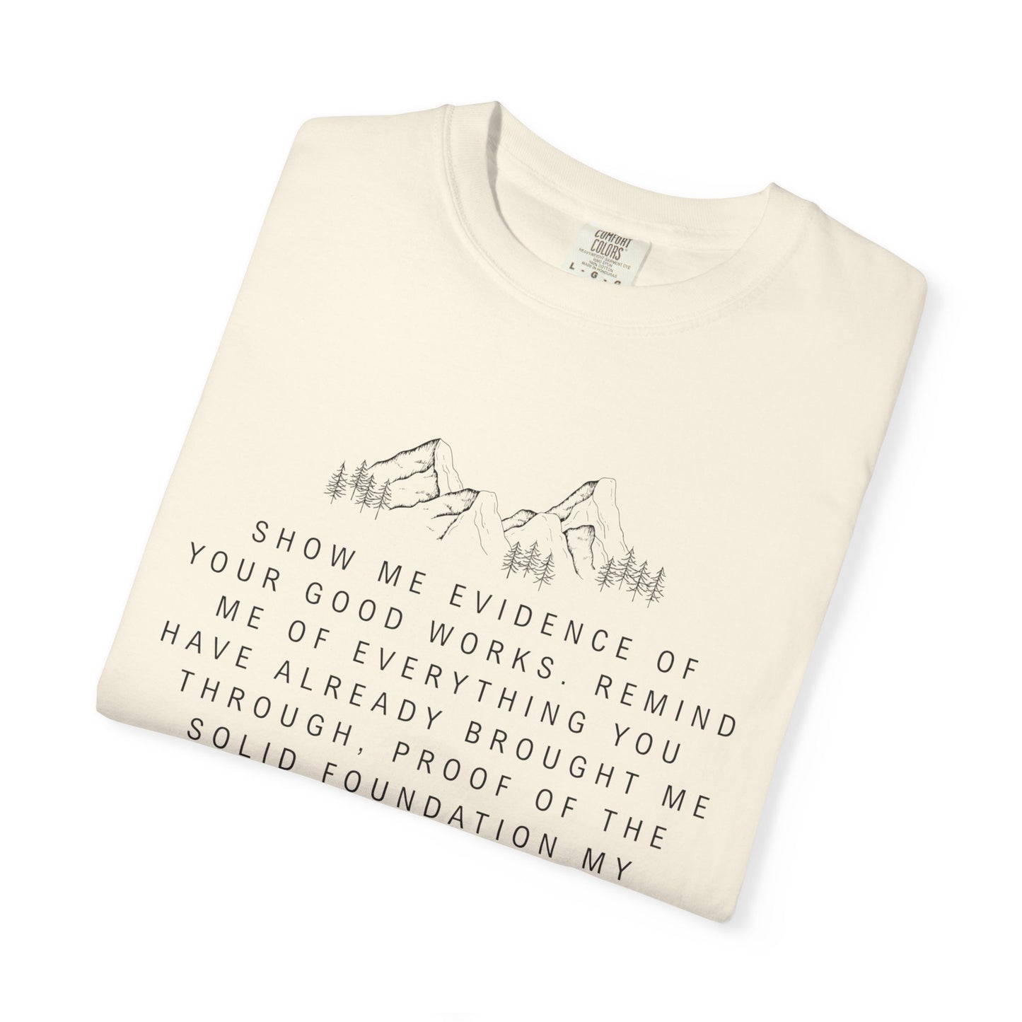 Faith Script T-Shirt — "Layers of Hope" Inspirational Christian Tee