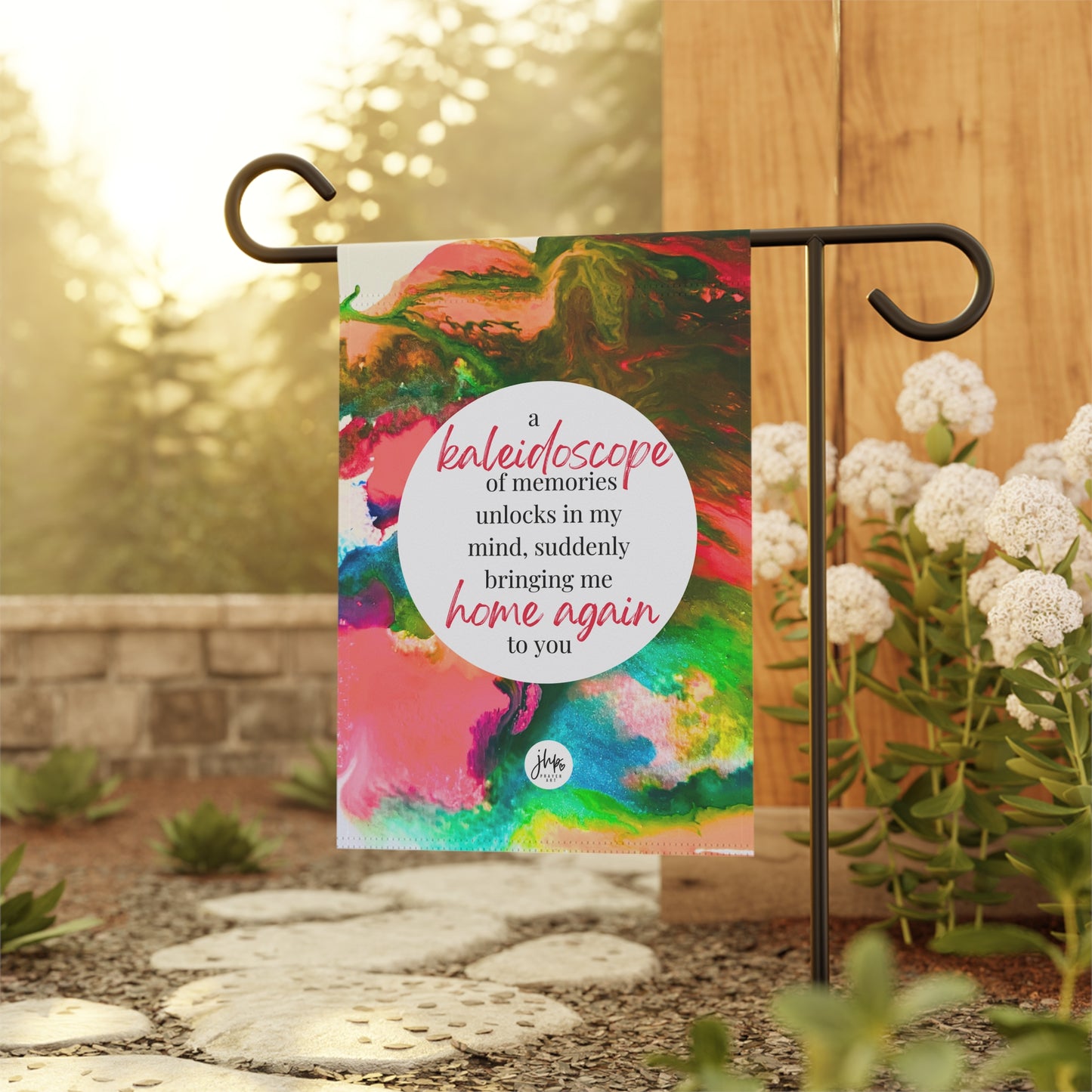 Kaleidoscope Garden Flag