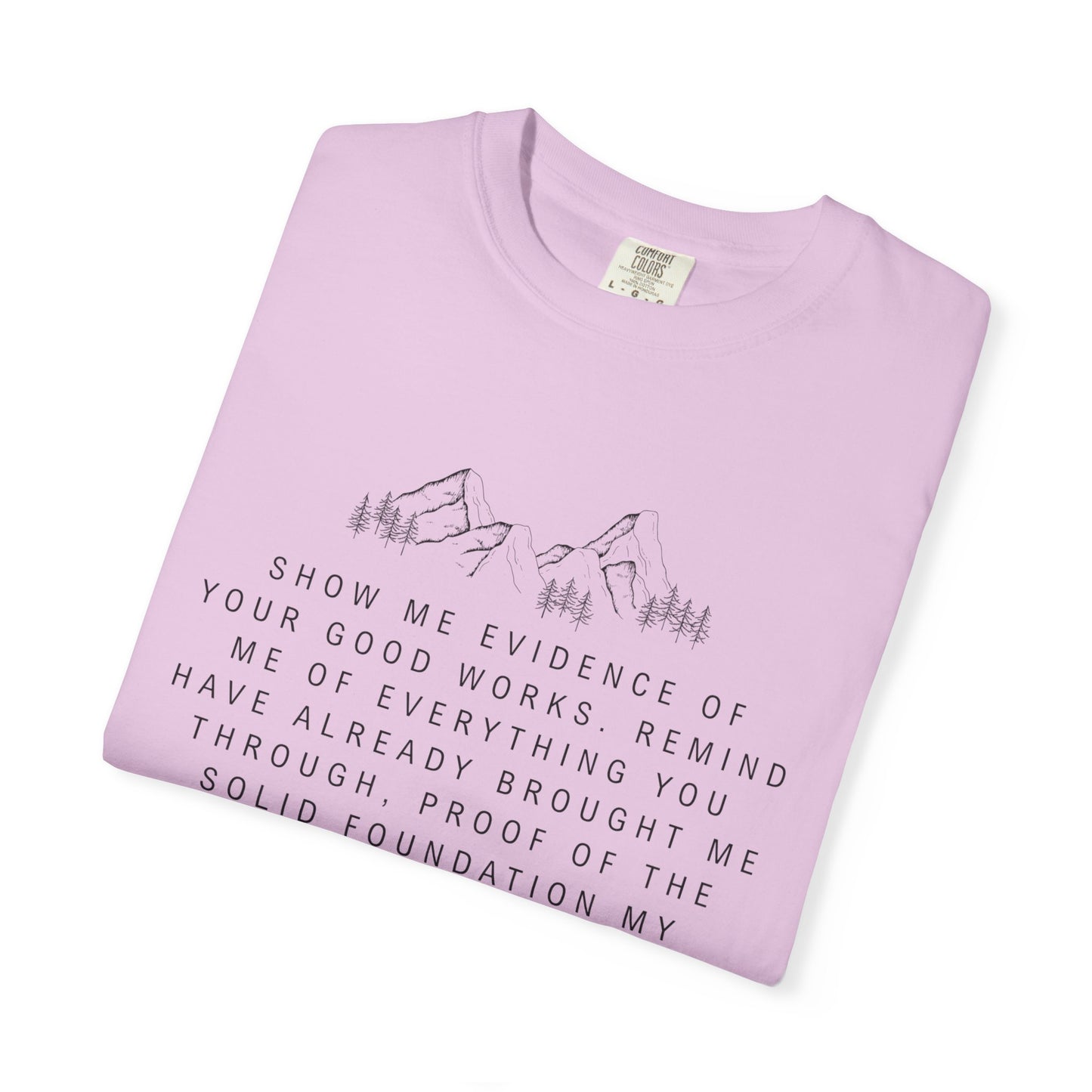 Faith Script T-Shirt — "Layers of Hope" Inspirational Christian Tee