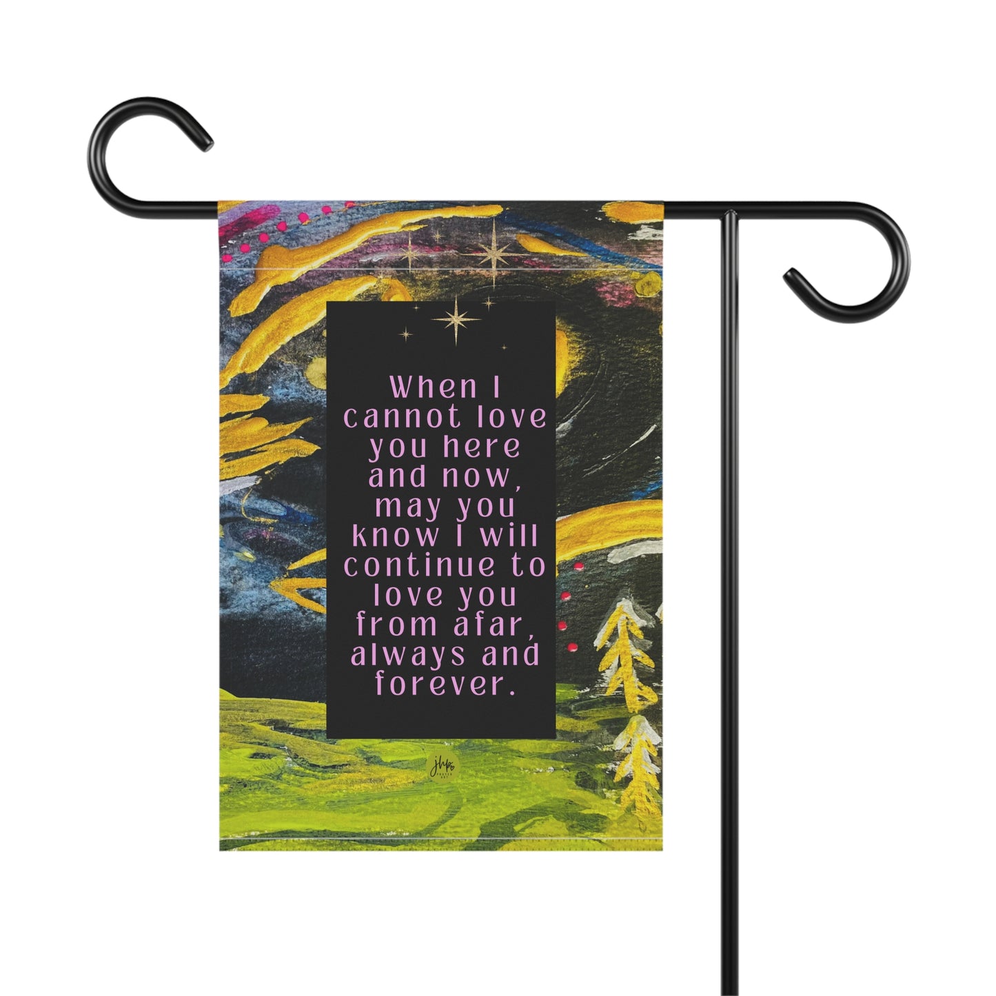 Garden Banner — 'Love You Here From Afar' Memorial Outdoor Flag