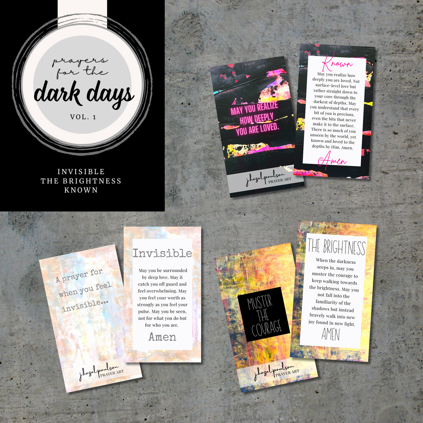 Prayers for the Dark Days Vol. 1 Prayer Pack