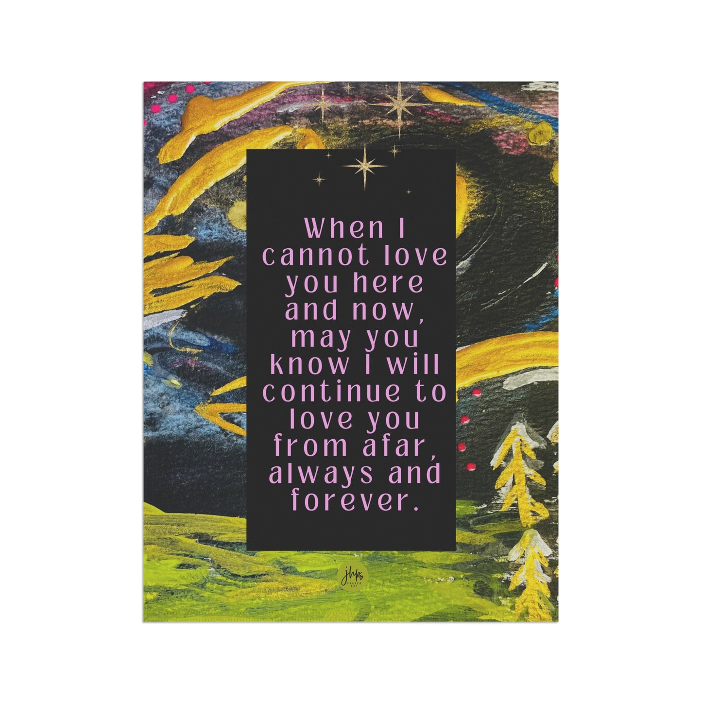 Garden Banner — 'Love You Here From Afar' Memorial Outdoor Flag