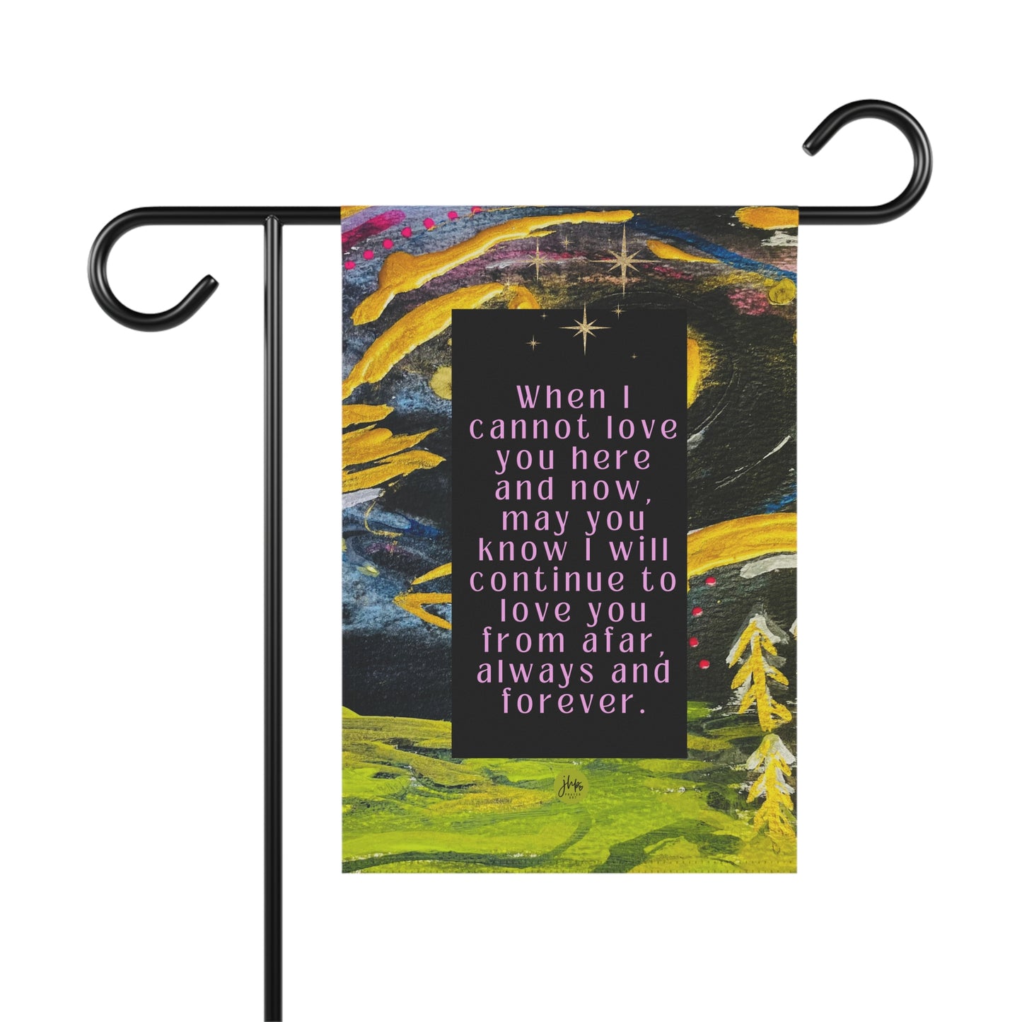 Garden Banner — 'Love You Here From Afar' Memorial Outdoor Flag