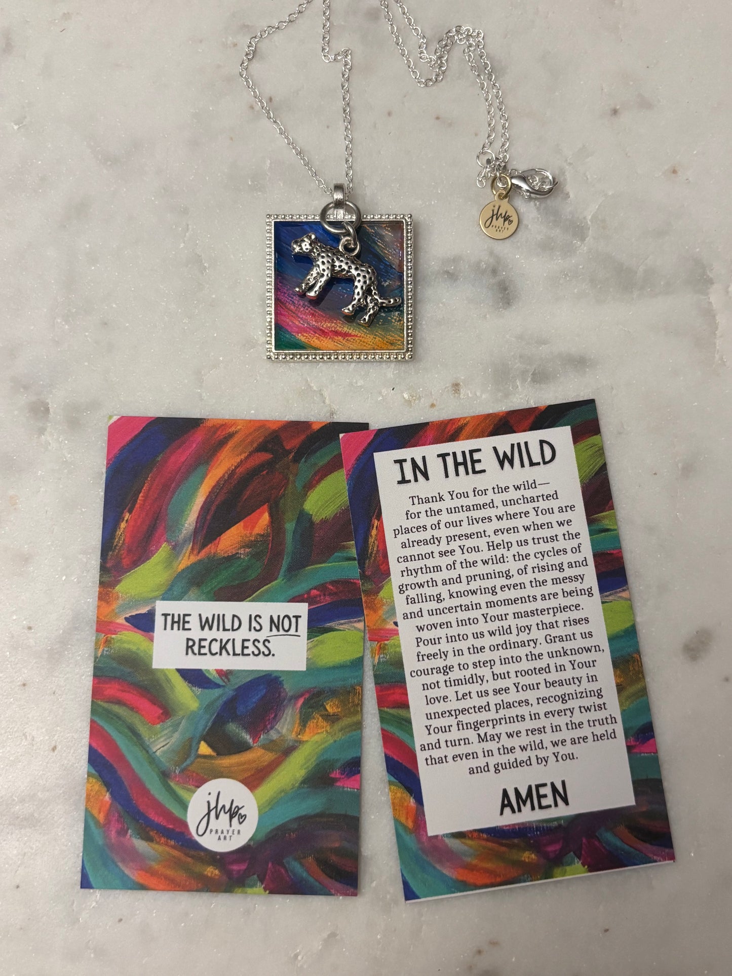 In the Wild, a jhp Prayer Art original Signature Necklace (2)
