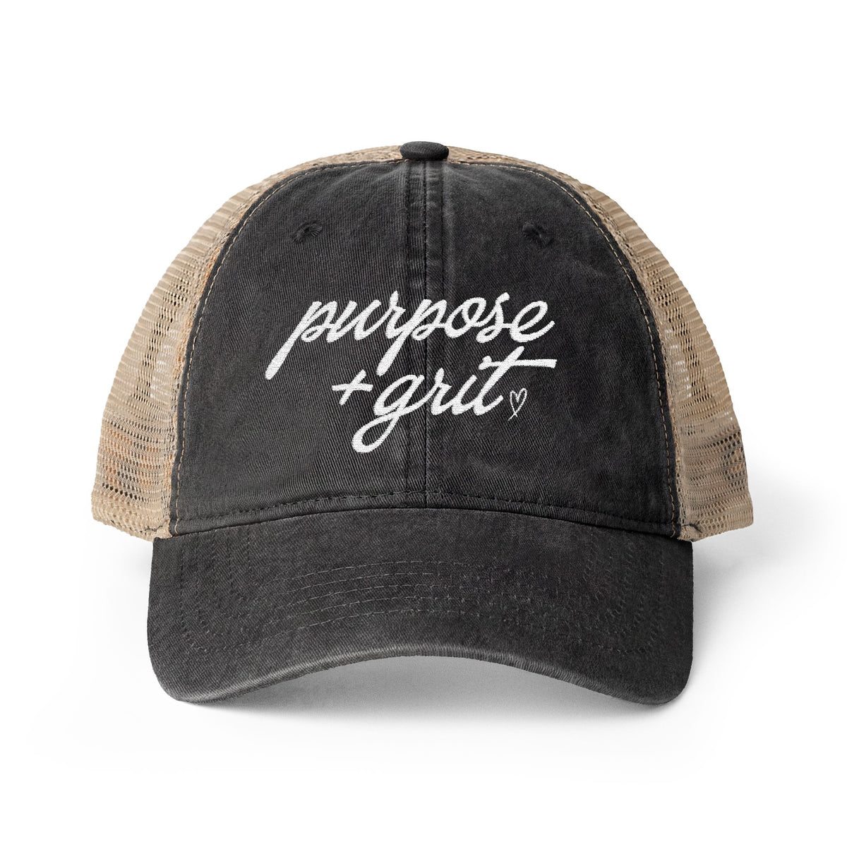 Purpose + Grit Lived-In Mesh-Back Cap