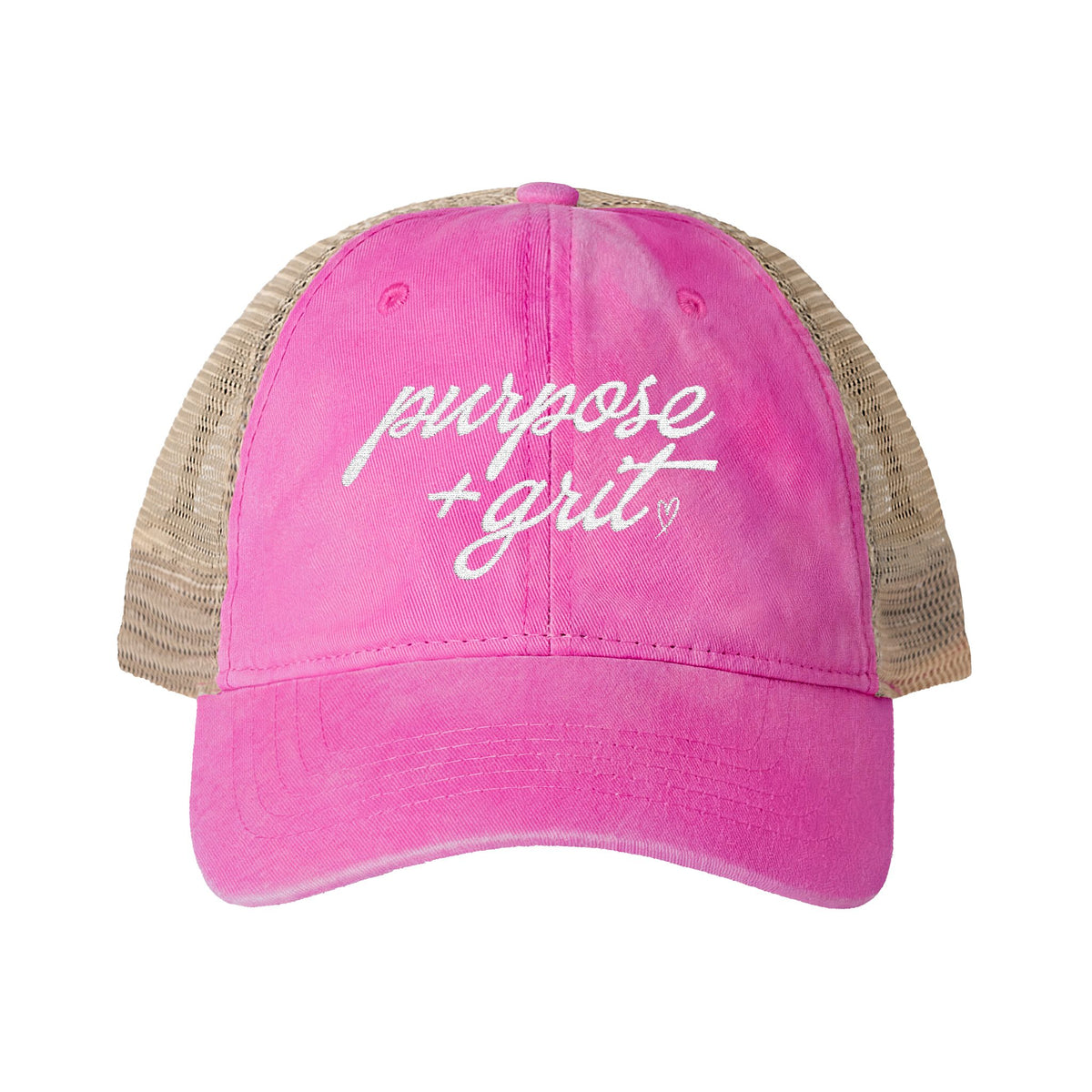 Purpose + Grit Lived-In Mesh-Back Cap