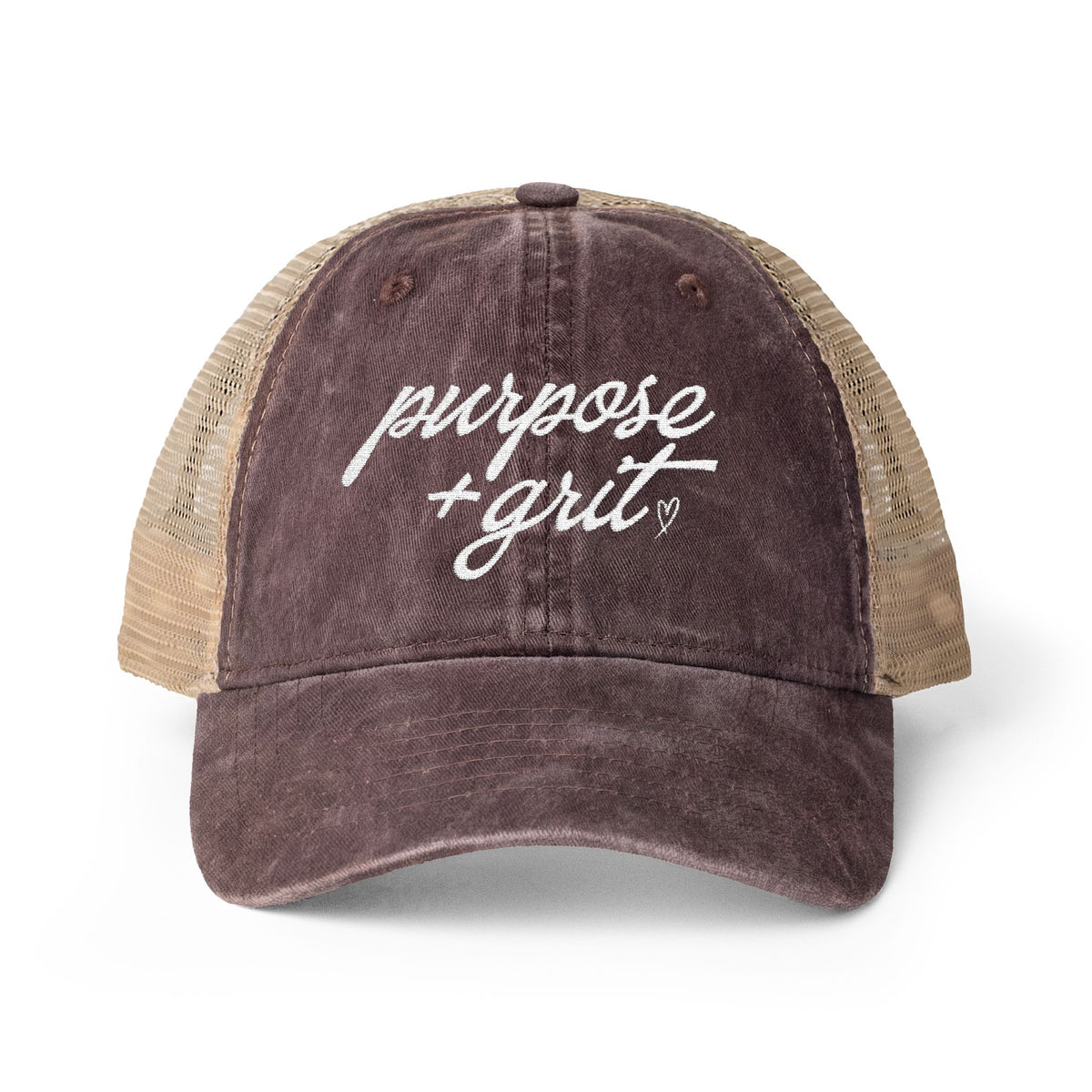 Purpose + Grit Lived-In Mesh-Back Cap