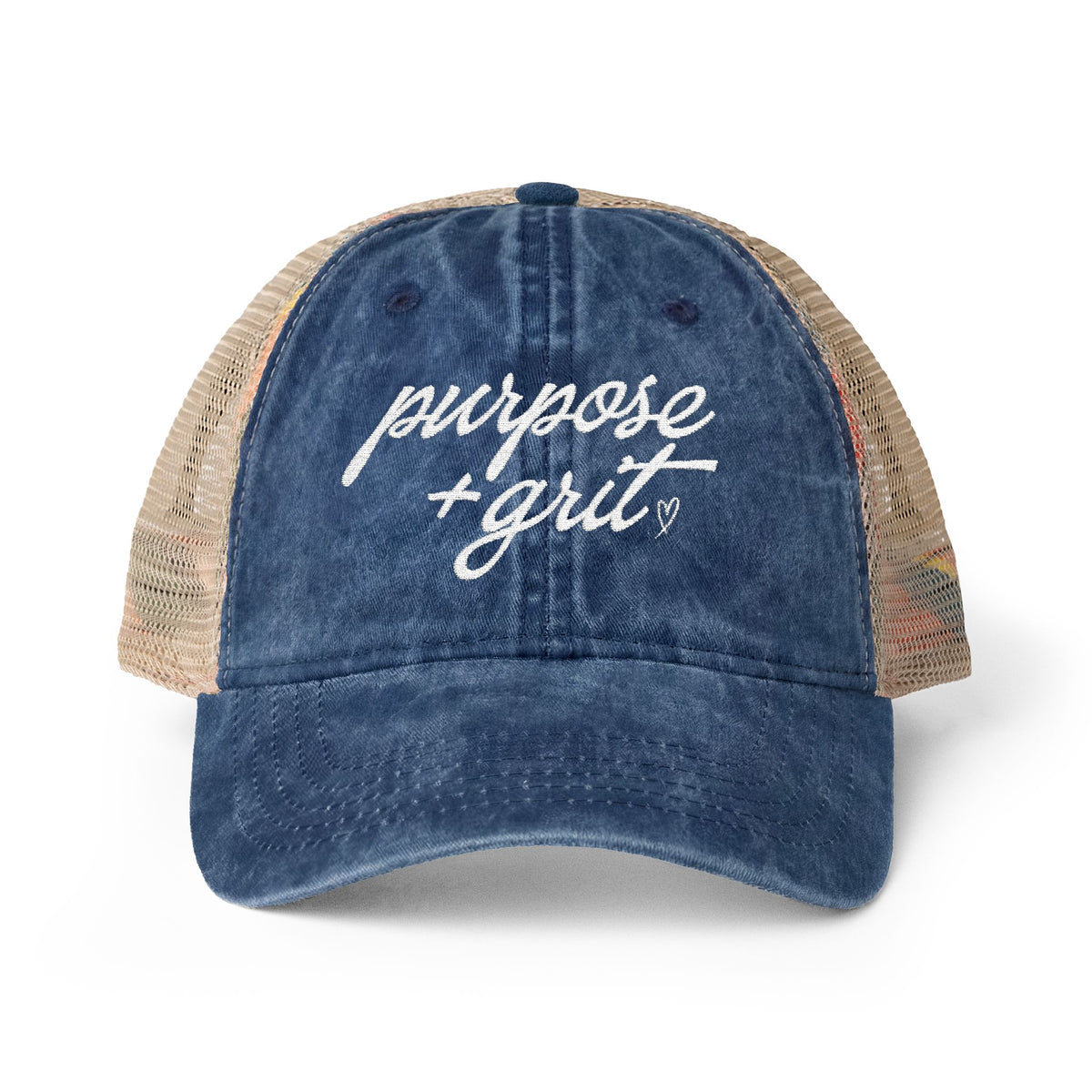 Purpose + Grit Lived-In Mesh-Back Cap
