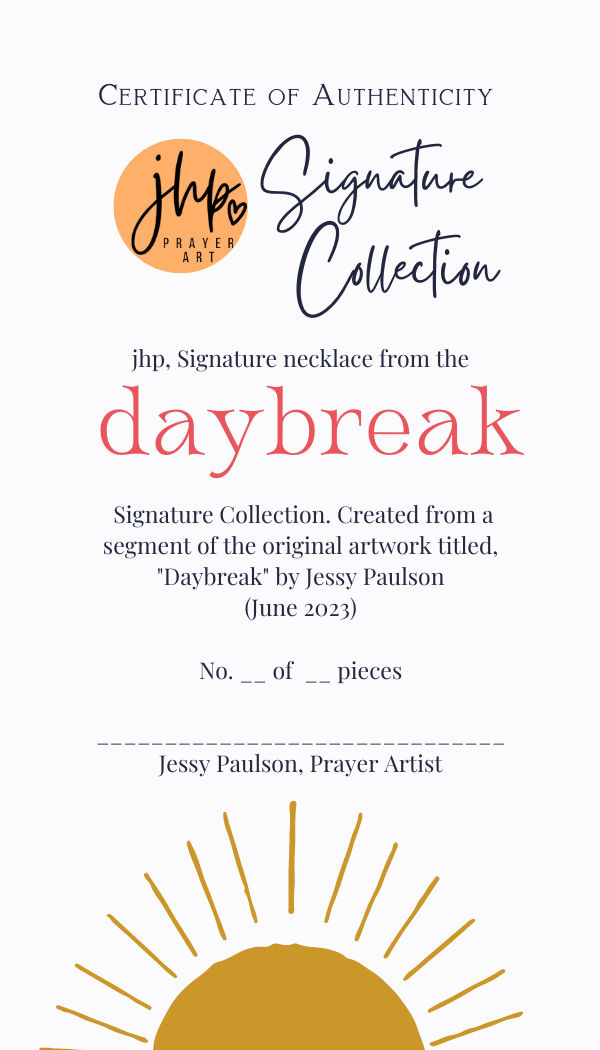 Daybreak, a jhp Signature Necklace IX