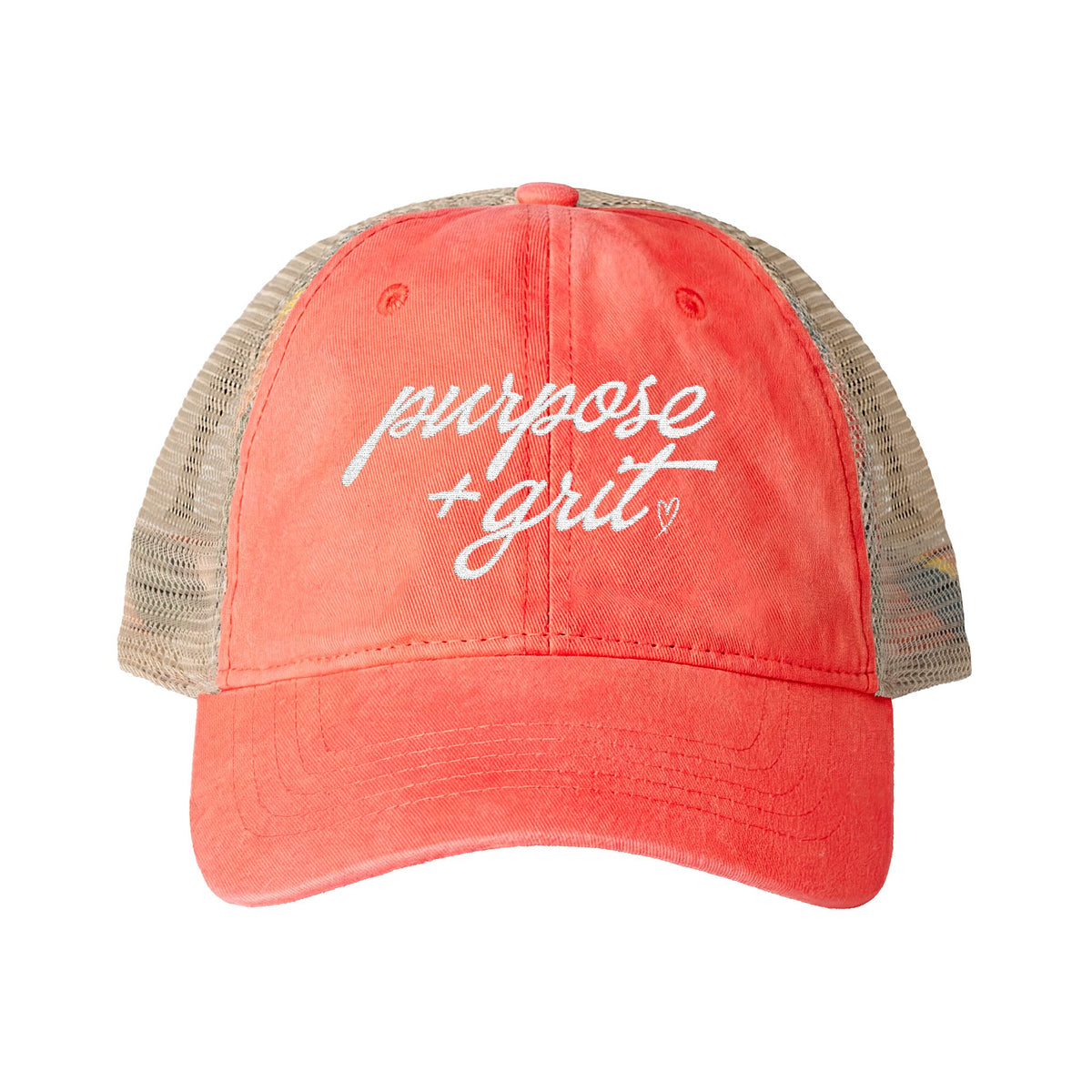 Purpose + Grit Lived-In Mesh-Back Cap