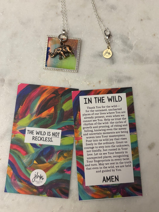 In the Wild, a jhp Prayer Art original Signature Necklace (6)