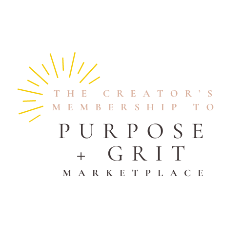 Creator’s Membership for the Purpose + Grit Marketplace