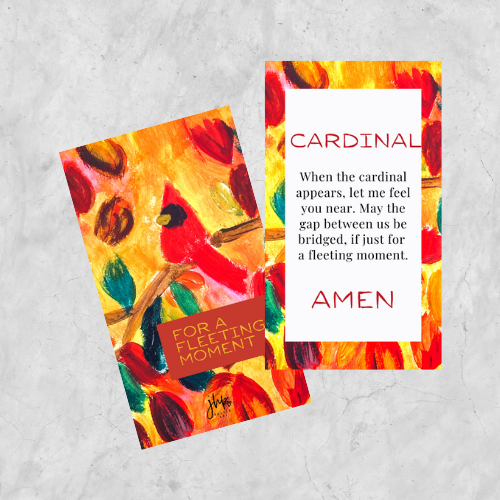 Cardinal Prayer Card