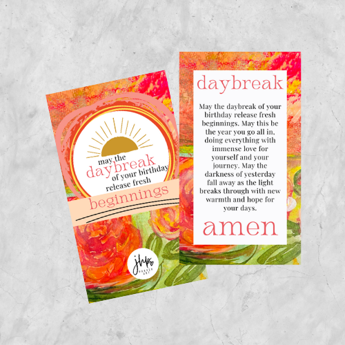 Daybreak Prayer Card