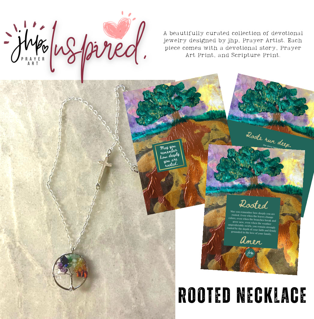 Rooted 20” Mixed Metal Necklace by jhp, Inspired