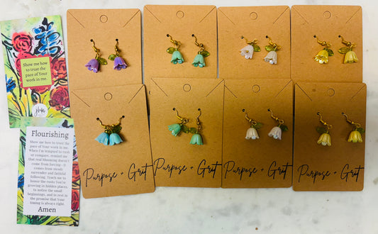 Flourishing Flowers Drop Earrings
