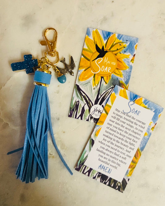 Soar Tassel Keychain