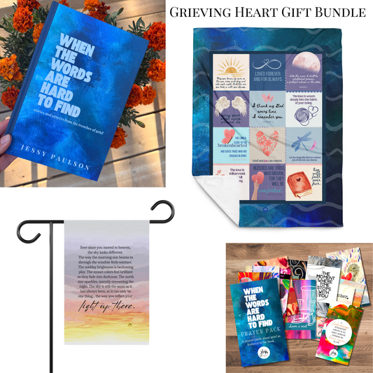 Grieving Heart Gift Bundle | Christian Sympathy Gift Set for Loss & Remembrance