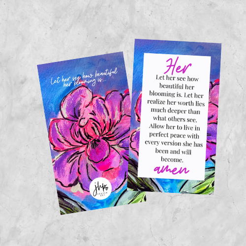 Her Prayer Card