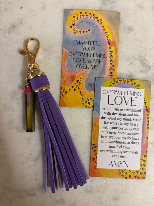 Overwhelming Love Keychain, a jhp Prayer Art original Signature (3)