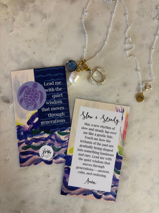 Slow + Steady, a jhp Prayer Art original Signature Necklace (4)