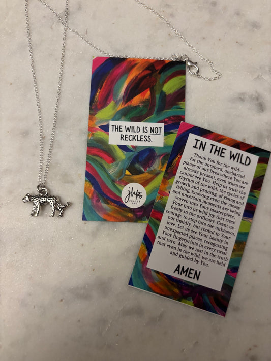 In The Wild Snow Leopard Necklace