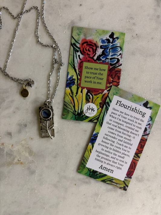 "Flourishing" – A jhp, Prayer Art Signature Original Necklace (3)
